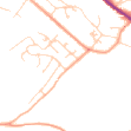 Daytime road noise heatmap for CT17 0NX