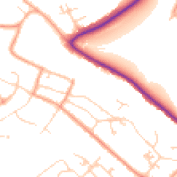 Daytime road noise heatmap for CT17 0QY