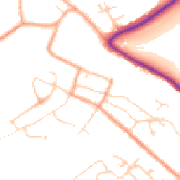 Daytime road noise heatmap for CT17 0RB