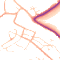 Daytime road noise heatmap for CT17 0RD