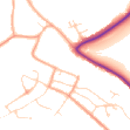 Daytime road noise heatmap for CT17 0RH