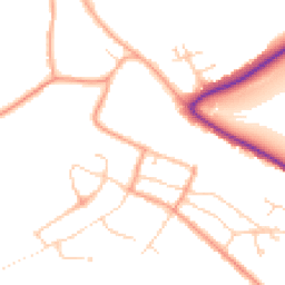 Daytime road noise heatmap for CT17 0RQ