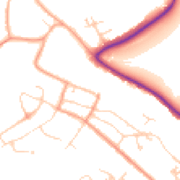 Daytime road noise heatmap for CT17 0RR