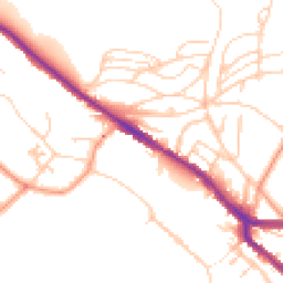 Daytime road noise heatmap for CT17 0SA
