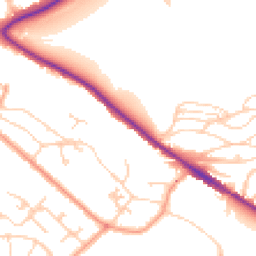 Daytime road noise heatmap for CT17 0SF