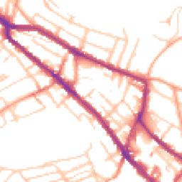 Daytime road noise heatmap for CT17 0SN