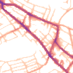 Daytime road noise heatmap for CT17 0SP