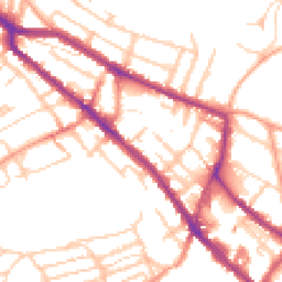 Daytime road noise heatmap for CT17 0SW