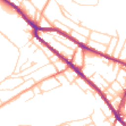 Daytime road noise heatmap for CT17 0TP