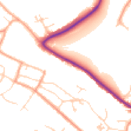 Daytime road noise heatmap for CT17 0TW