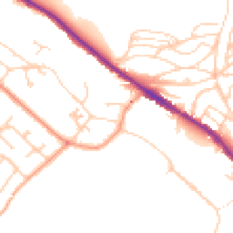 Daytime road noise heatmap for CT17 0US