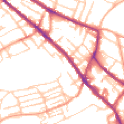 Daytime road noise heatmap for CT17 0UU