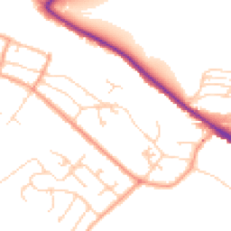 Daytime road noise heatmap for CT17 0UX