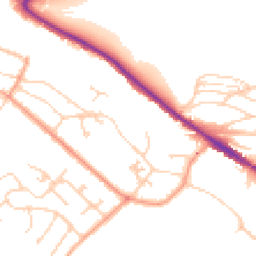 Daytime road noise heatmap for CT17 0UY