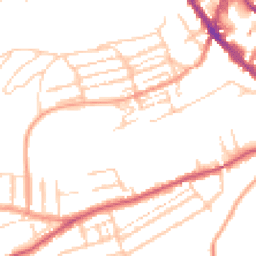 Daytime road noise heatmap for CT17 0WX