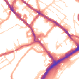 Daytime road noise heatmap for CT17 9AB