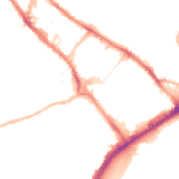 Night-time road noise heatmap for CT17 9AB