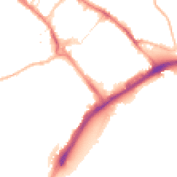 Night-time road noise heatmap for CT17 9AR