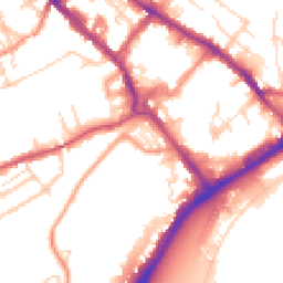 Daytime road noise heatmap for CT17 9BE