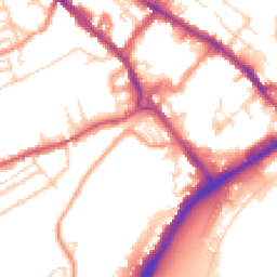 Daytime road noise heatmap for CT17 9BG