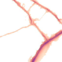 Night-time road noise heatmap for CT17 9BG