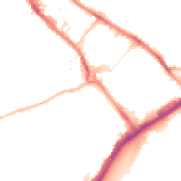 Night-time road noise heatmap for CT17 9BH