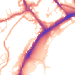 Daytime road noise heatmap for CT17 9BZ
