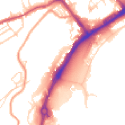 Daytime road noise heatmap for CT17 9DA