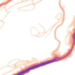 Daytime road noise heatmap for CT17 9DP