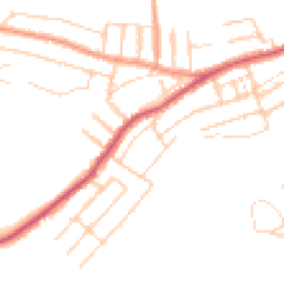 Daytime road noise heatmap for CT17 9JH