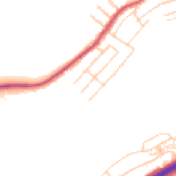 Daytime road noise heatmap for CT17 9LB