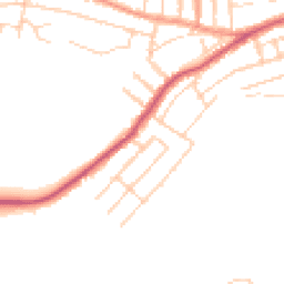 Daytime road noise heatmap for CT17 9LJ