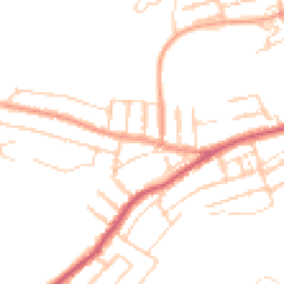 Daytime road noise heatmap for CT17 9NZ