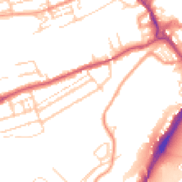 Daytime road noise heatmap for CT17 9QB