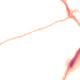 Night-time road noise heatmap for CT17 9QB