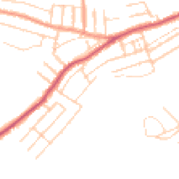 Daytime road noise heatmap for CT17 9QL