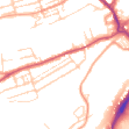 Daytime road noise heatmap for CT17 9RE