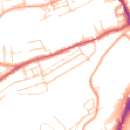 Daytime road noise heatmap for CT17 9UP