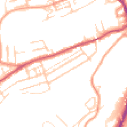 Daytime road noise heatmap for CT17 9UT