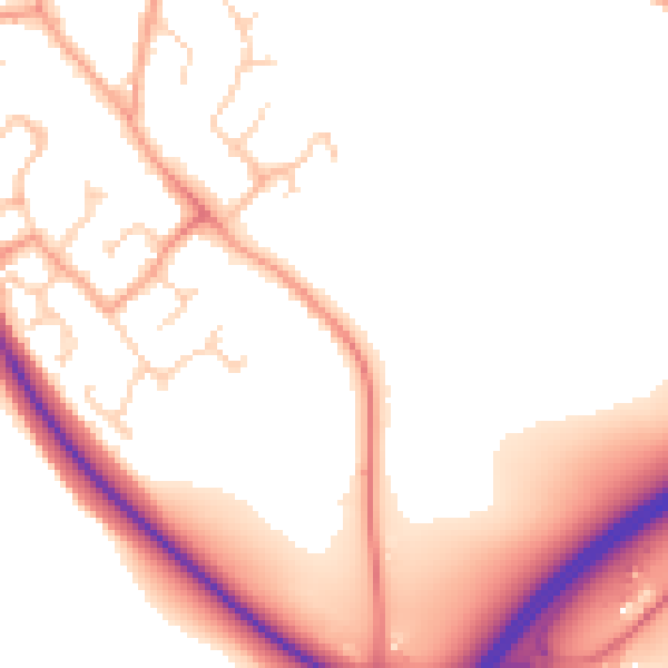 Daytime road noise heatmap for CT18 7JA