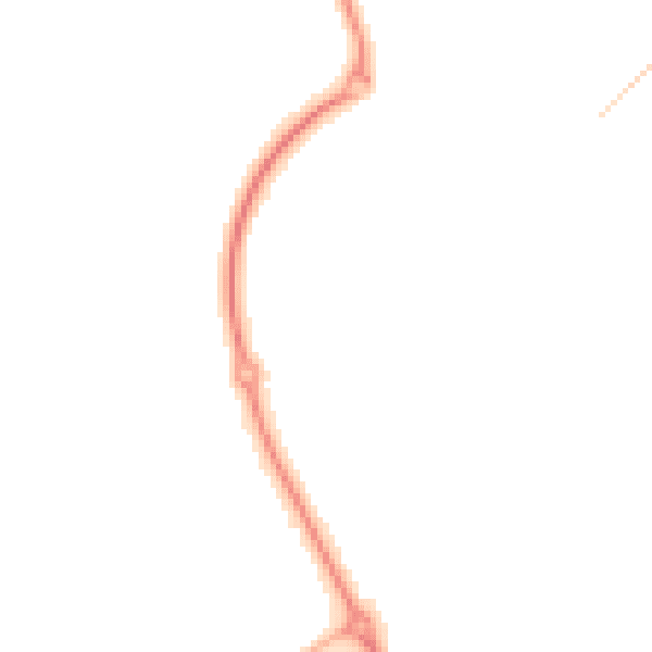 Night-time road noise heatmap for CT18 7TS