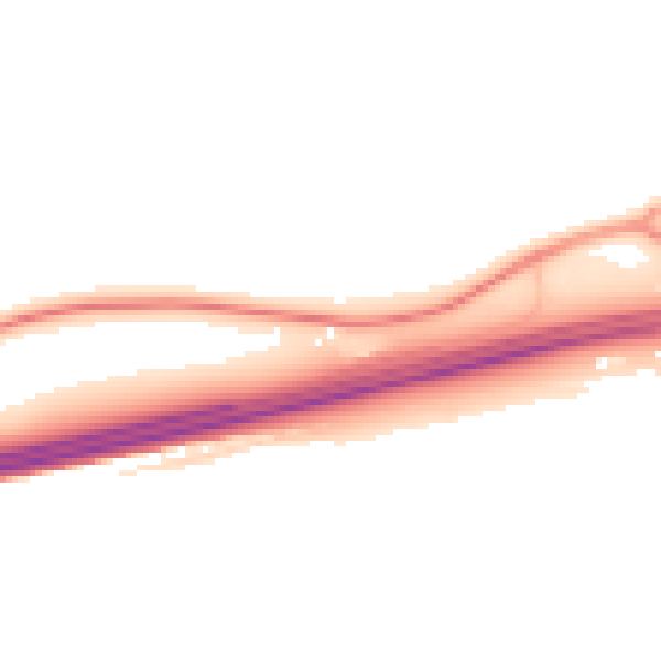 Night-time road noise heatmap for CT18 8BN