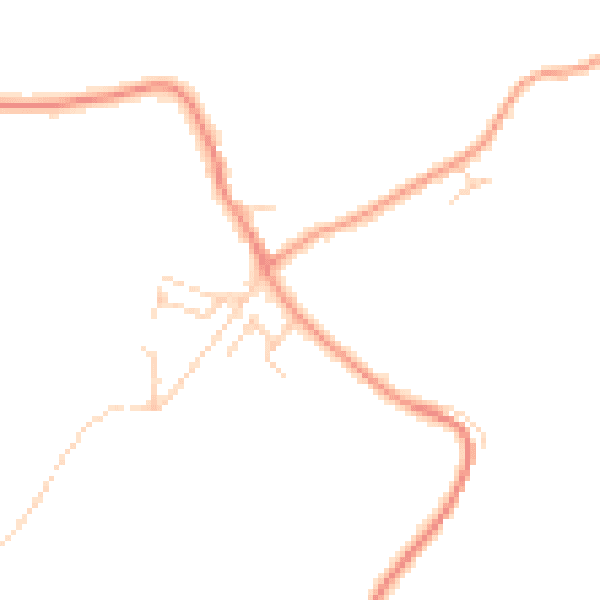 Daytime road noise heatmap for CT18 8BS