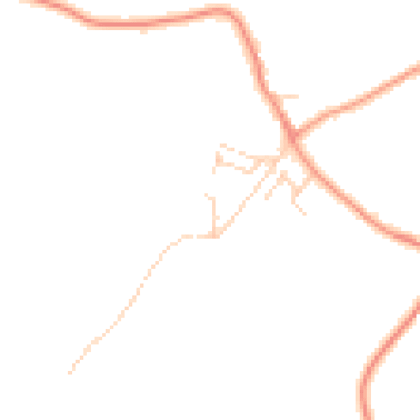 Daytime road noise heatmap for CT18 8BY