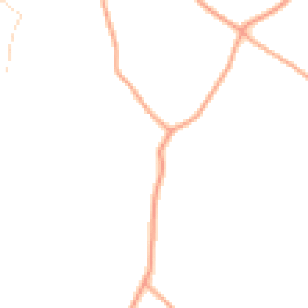 Daytime road noise heatmap for CT18 8FH