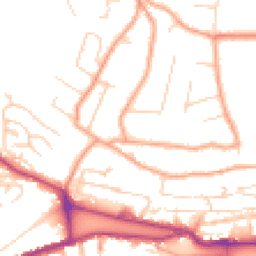 Daytime road noise heatmap for CT21 4AB