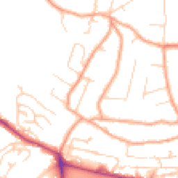 Daytime road noise heatmap for CT21 4AD