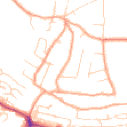 Daytime road noise heatmap for CT21 4AE
