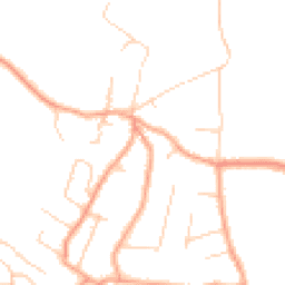 Daytime road noise heatmap for CT21 4AG