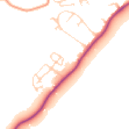 Daytime road noise heatmap for CT21 4AW